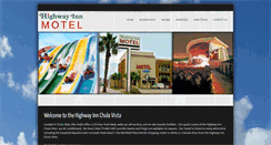 Desktop Screenshot of highwayinnchulavista.com